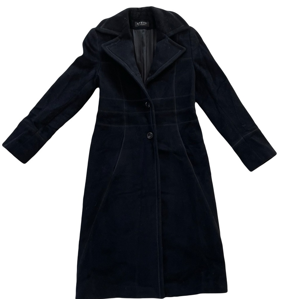 Vintage Steve by Seattle Wool Cashmere Blend Coat - size 0
